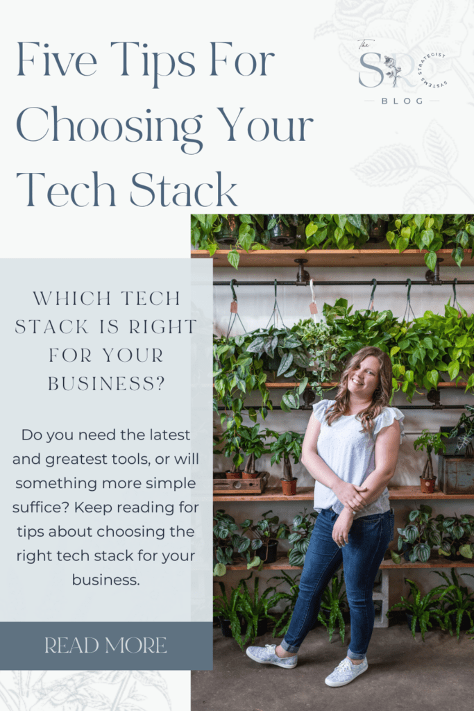 Choosing Your Tech Stack